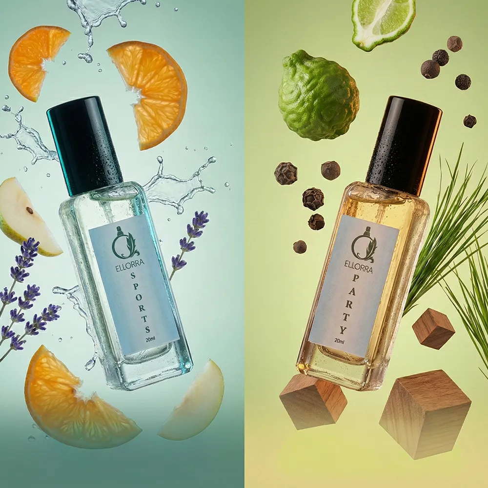 Ellorra Premium Pack of 2- Party  & Sports Perfume